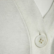 Relaxed Crossover Back Button Up Top