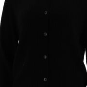 Round Neck Single Breasted Knitted Cardigan