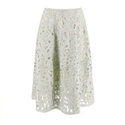 Coiling Openwork A-Line Skirt