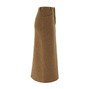 Medium To Long Woolen Skirt