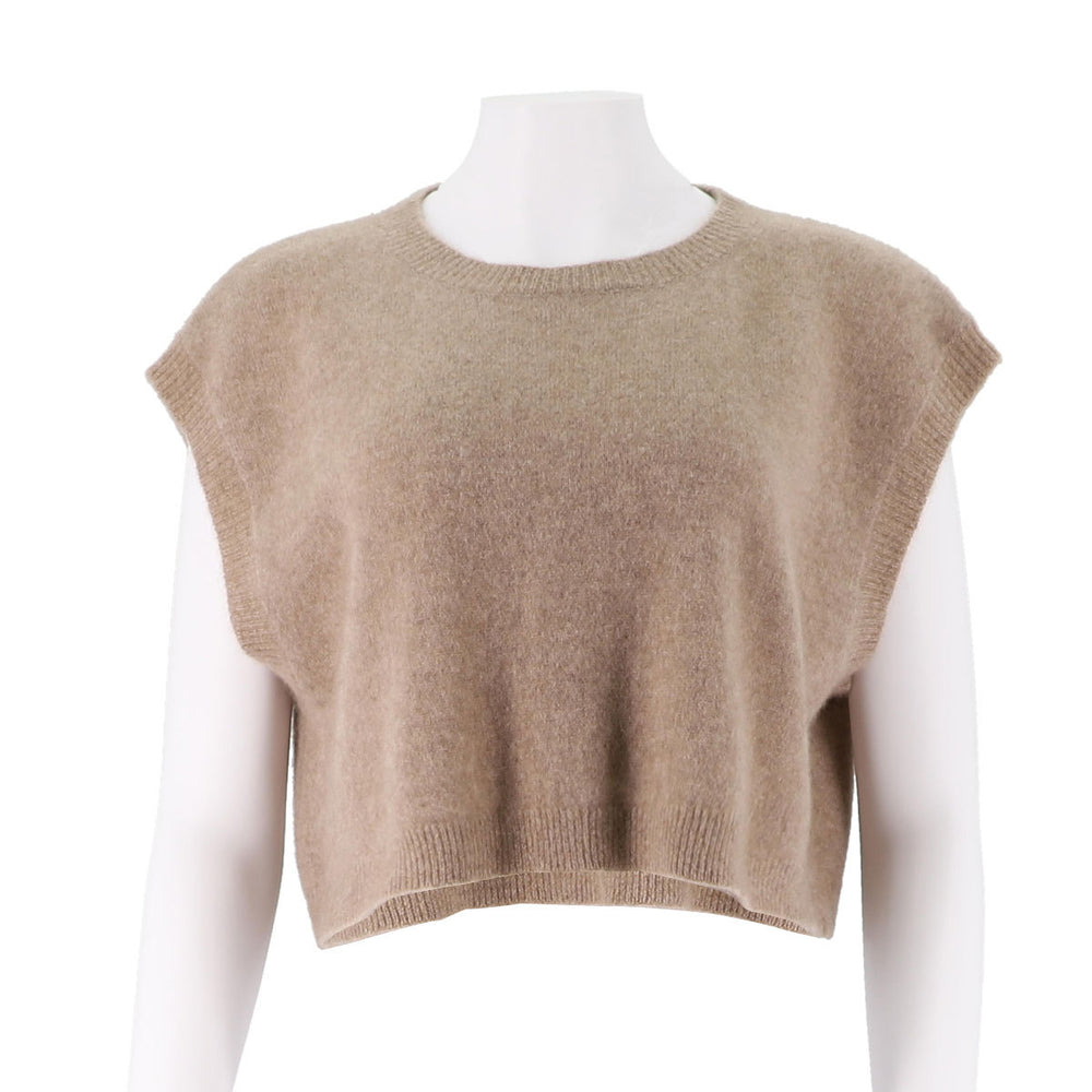 Round Neck Loose Fitting Short Pullover Sweater
