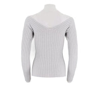 Slim Fit Long Sleeved V-Neck Pullover