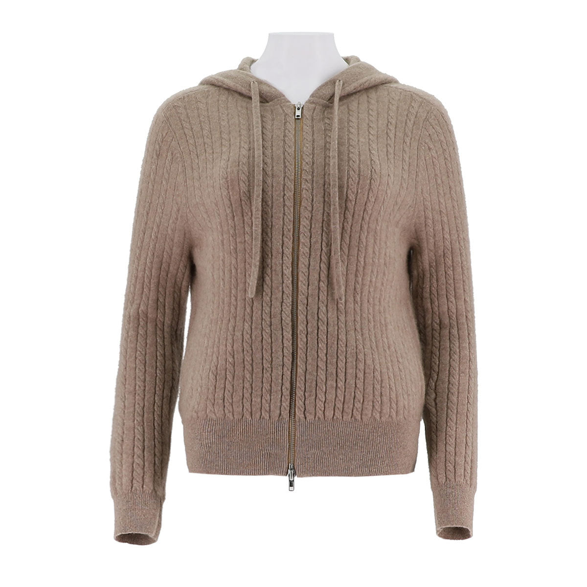 Hooded Knitted Cardigan Jacket