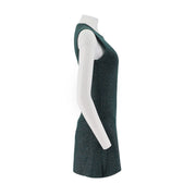 Round Neck Cut Sleeve Slim Fit Dress