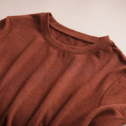 Womens Cozy Long Sleeve Cropped Top