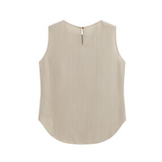 Round Neck Sleeveless Top
