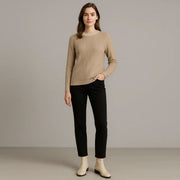 Round Neck Basic Version Pullover Sweater