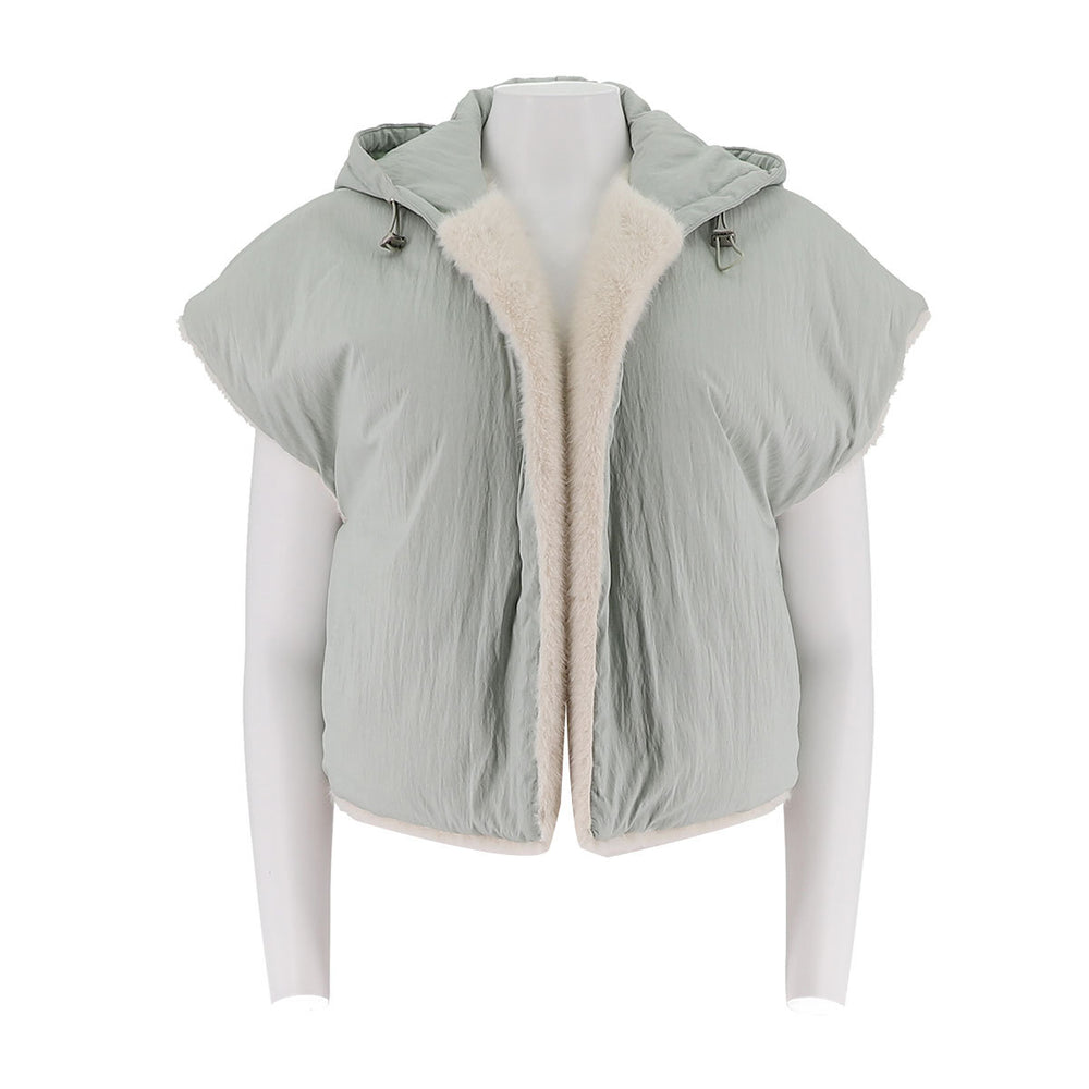 Short And Warm Woolen Vest