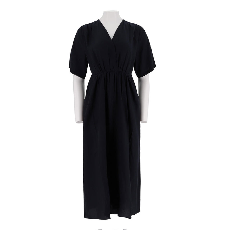 Pleated Waistband Dress