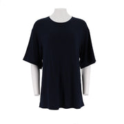 Relaxed Tee With Back Slit