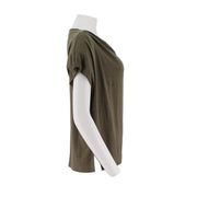 Recreational T-Shirt With A Loose Collar