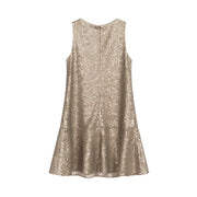 Sequined Sleeveless Dress