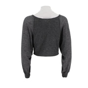 Round Neck Short Pullover Sweater