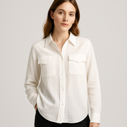 Collared Linen Shirt