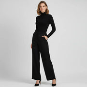Lace Patchwork Straight Leg Pants