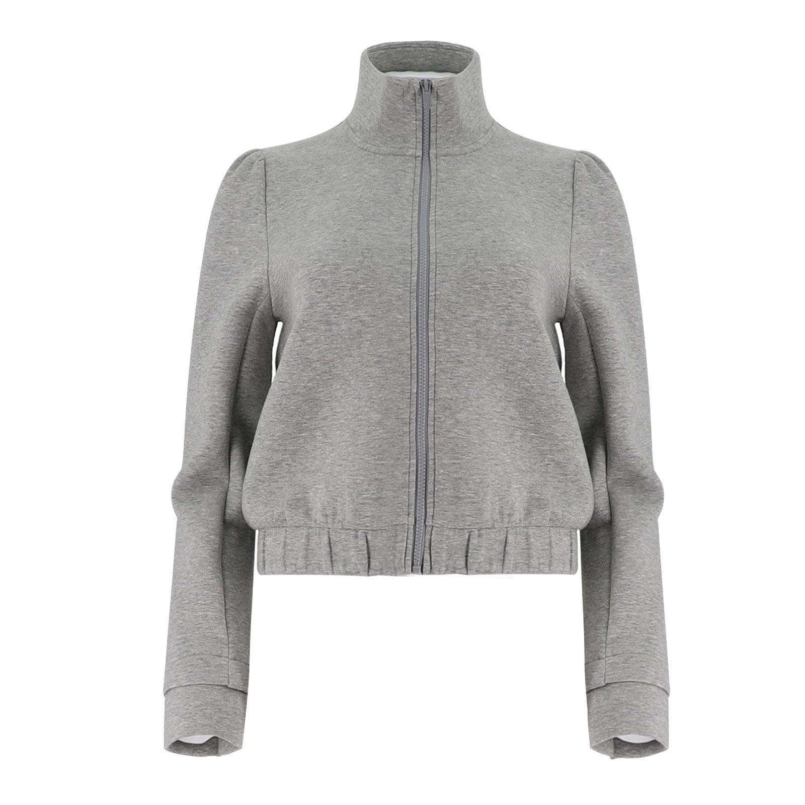 Long Sleeved Slim Fit Open Chest Sweatshirt