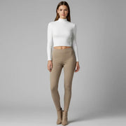 Turtleneck Long Sleeve Fitted Sweater