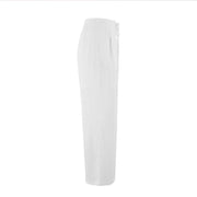 Textured Wide Leg Pants