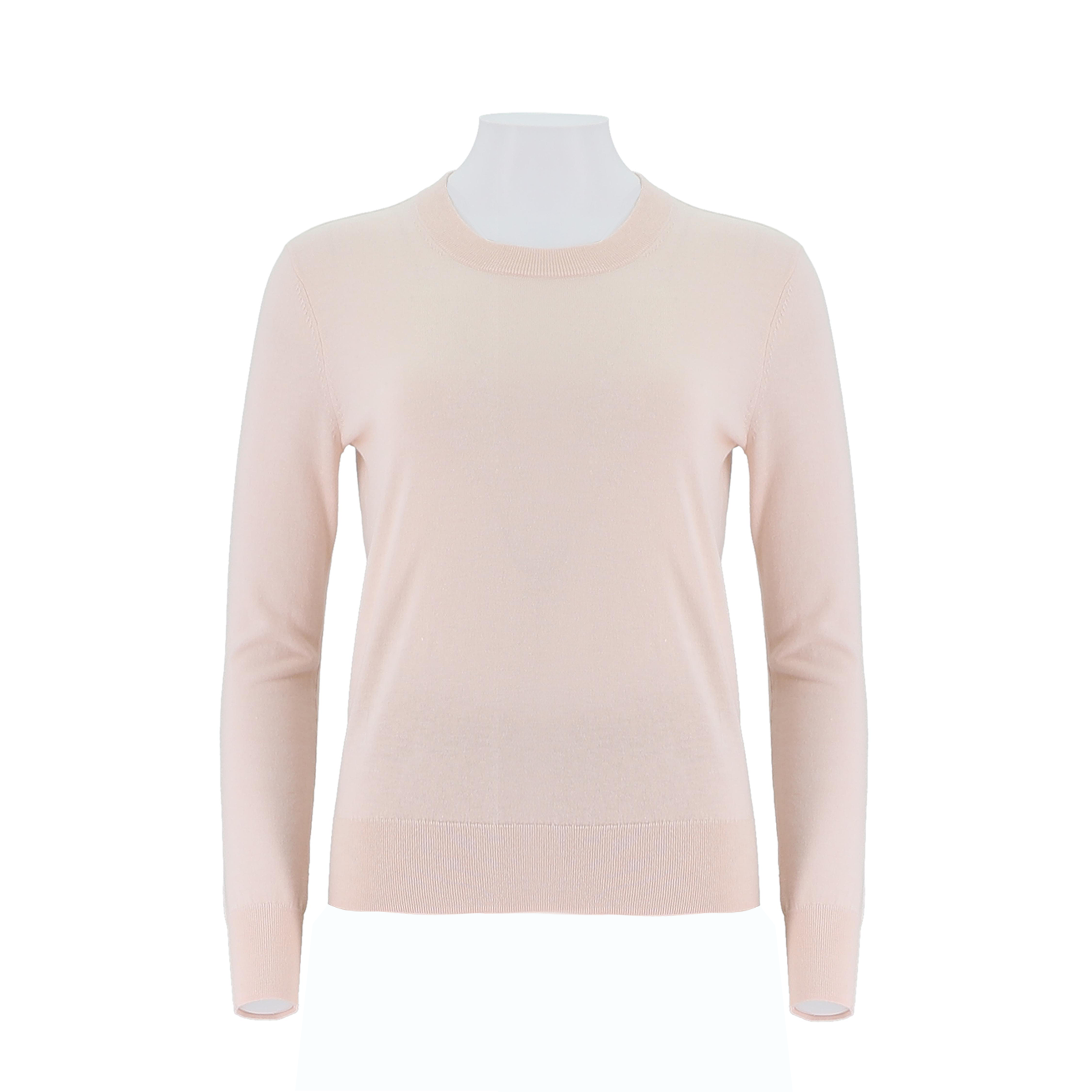 Women'S Long Sleeved Round Top