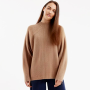 Half High Neck Cashmere Sweater