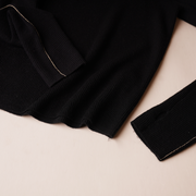 Women'S Long Sleeved High Neck Top