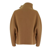 Short Half Height Collar Woolen Jacket