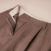 Wide-Leg Linen Trousers