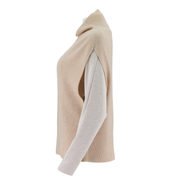 High Neck Knitted Vest