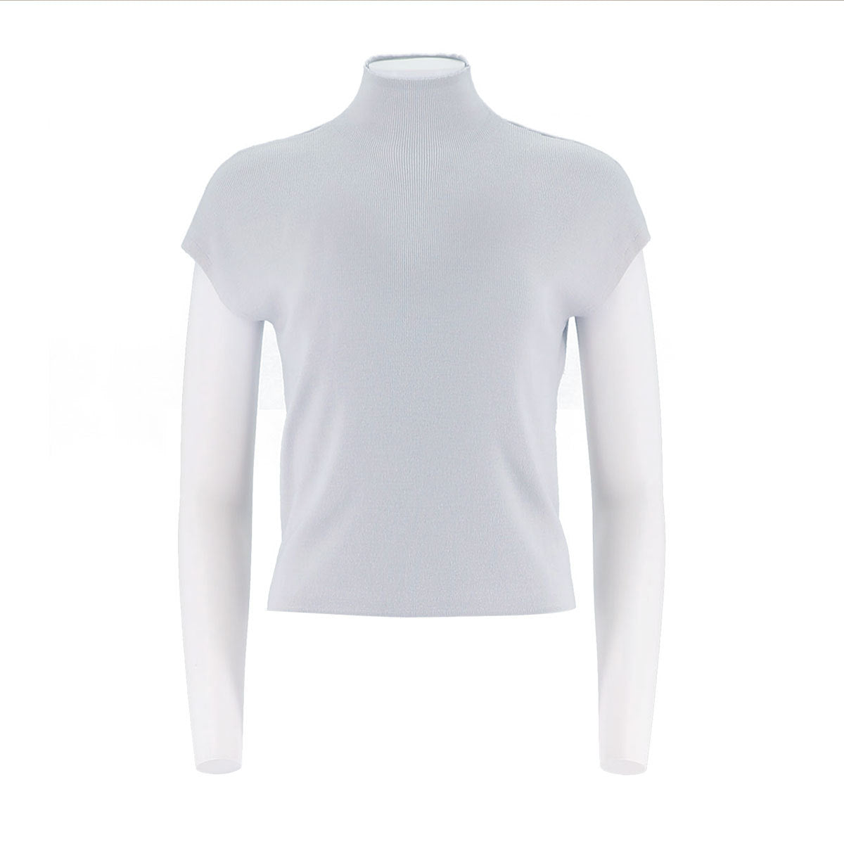 Mock Neck Dolman Sleeve Knit Top