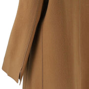 Long Lapel Slim Fit Woolen Jacket
