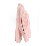 Relaxed Cotton Button-Up Shirt