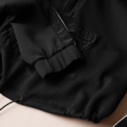 Air Layer Standing Collar Hoodie
