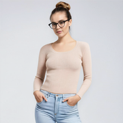 Women'S Round Neck Pullover Sweater