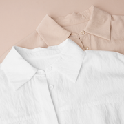 Polo-Collar Shirt Dress