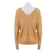 Colorblocked Button Up Merino Wool Cardigan