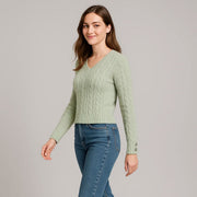 Round Neck Knitted Pullover Sweater