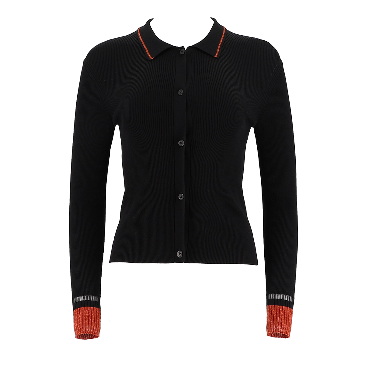 Women'S Polo Collar Open Chest Shirt