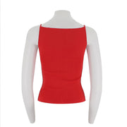 Sleeveless Fitted Cropped Tank Top