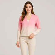 Gradient Cardigan Sweater Sweater Jacket