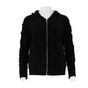 Hooded Design Knitted Woolen Jacket