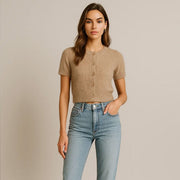 Single Breasted Slim Fit Short Jacket