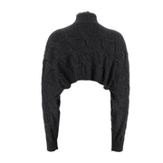 High Neck Knitted Pullover Sweater