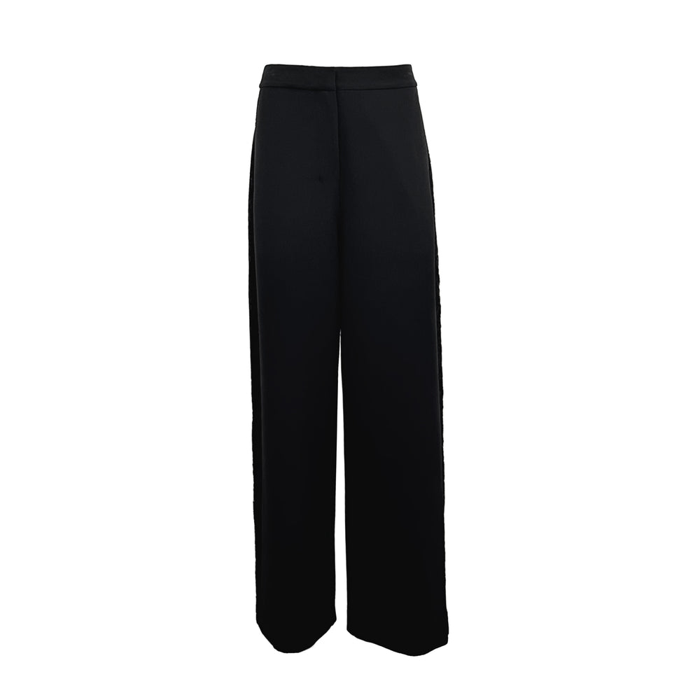 Lace Patchwork Straight Leg Pants