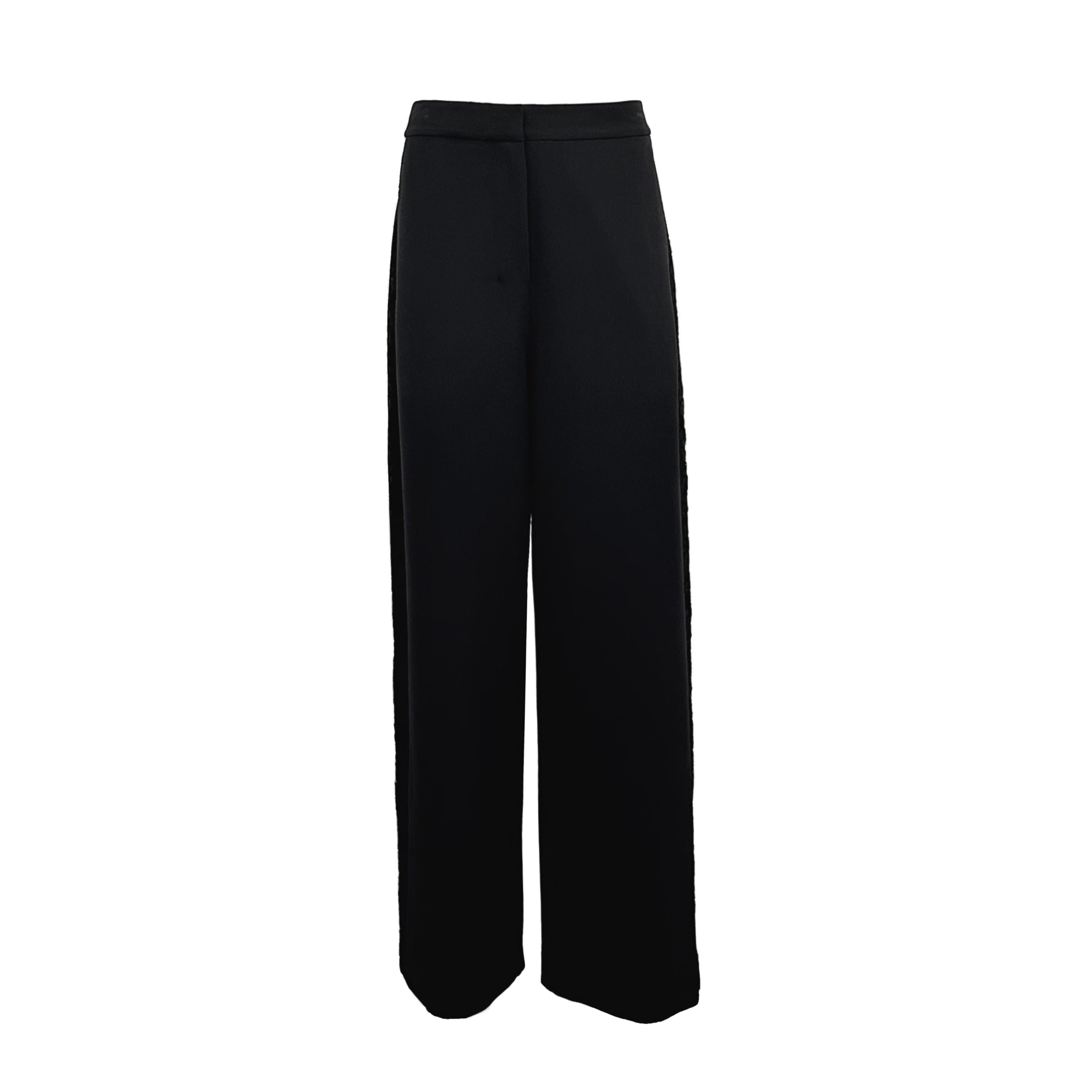 Lace Patchwork Straight Leg Pants