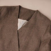 Cropped Linen Jacket