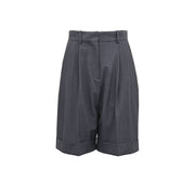 High Waisted Suit Shorts