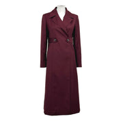 Womens Wool-Blend Trench Coat