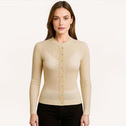 Sheer Long Sleeve Cardigan