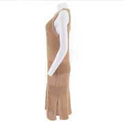 Sleeveless Long Knit Dress