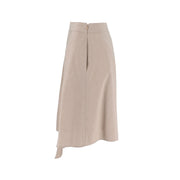Asymmetrical Midi Skirt